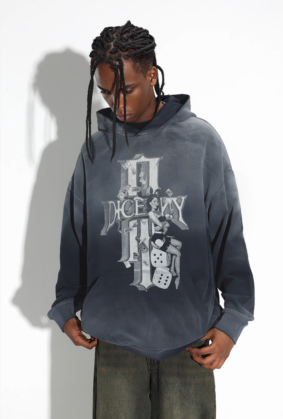 DICETINY Dice Empire Washed Hoodie