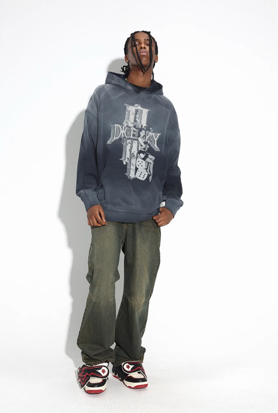 DICETINY Dice Empire Washed Hoodie