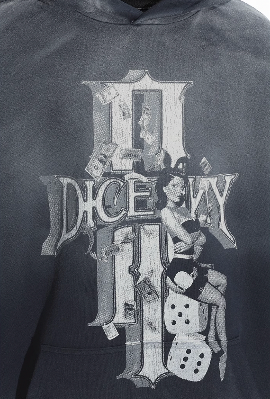 DICETINY Dice Empire Washed Hoodie