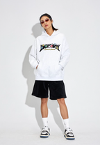 DICETINY Comics Logo 3D Embroidery Hoodie