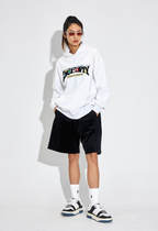 DICETINY Comics Logo 3D Embroidery Hoodie