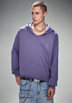 DICETINY Metal Wire Logo Cut Off Hoodie