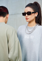 DICETINY Basic Logo Printed Sweatshirt