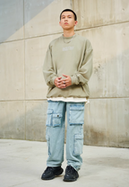 DICETINY Basic Logo Printed Sweatshirt