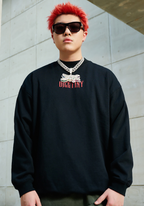 DICETINY Basic Logo Printed Sweatshirt