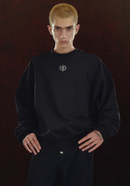DICETINY Metal Logo Basic Sweatshirt