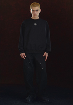 DICETINY Metal Logo Basic Sweatshirt