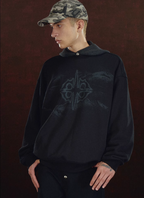 DICETINY Mottled Logo Printed Sweatshirt