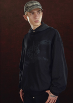 DICETINY Mottled Logo Printed Sweatshirt