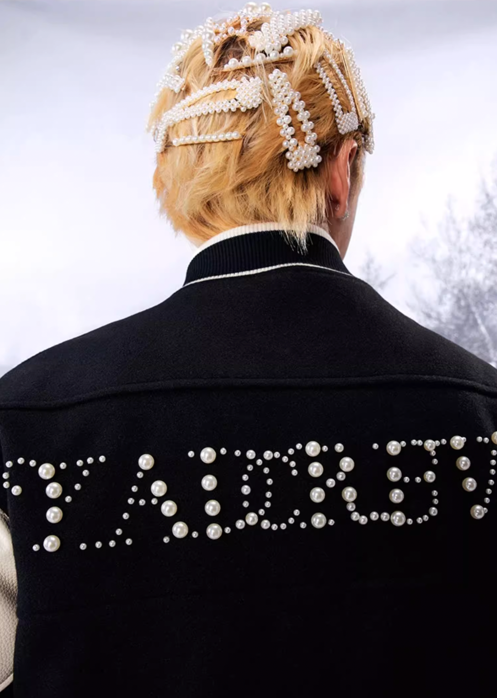 YADcrew Pearl Checkerboard Varsity Jacket
