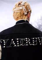 YADcrew Pearl Checkerboard Varsity Jacket