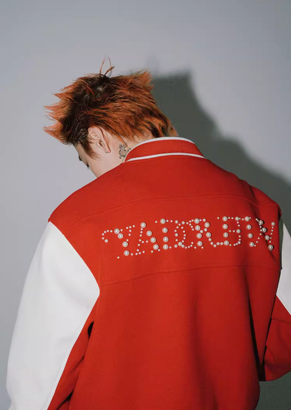 YADcrew Pearl Checkerboard Varsity Jacket