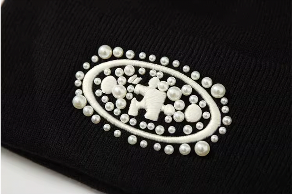 YADcrew Pearl Puzzle Logo Beanie