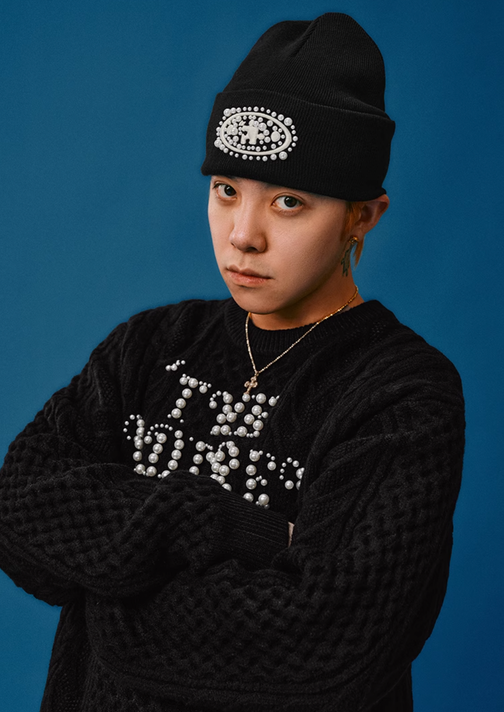 YADcrew Pearl Puzzle Logo Beanie