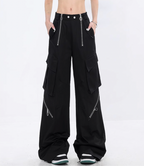 F3F Select  Multi Zipper Patchwork Work Cargo Pants