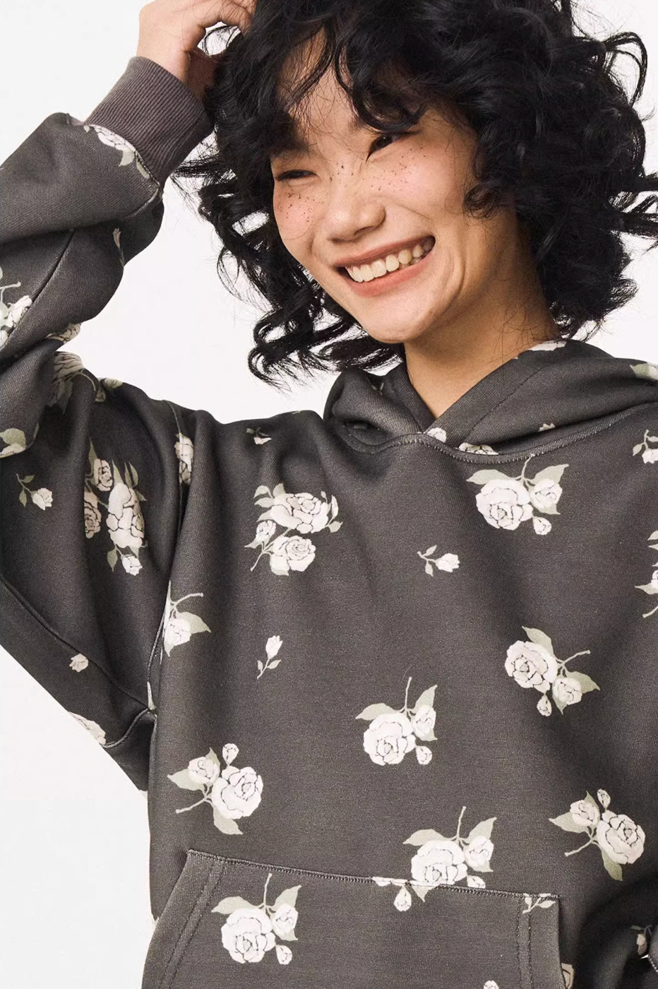 EMPTY REFERENCE Rose Flower Hoodie
