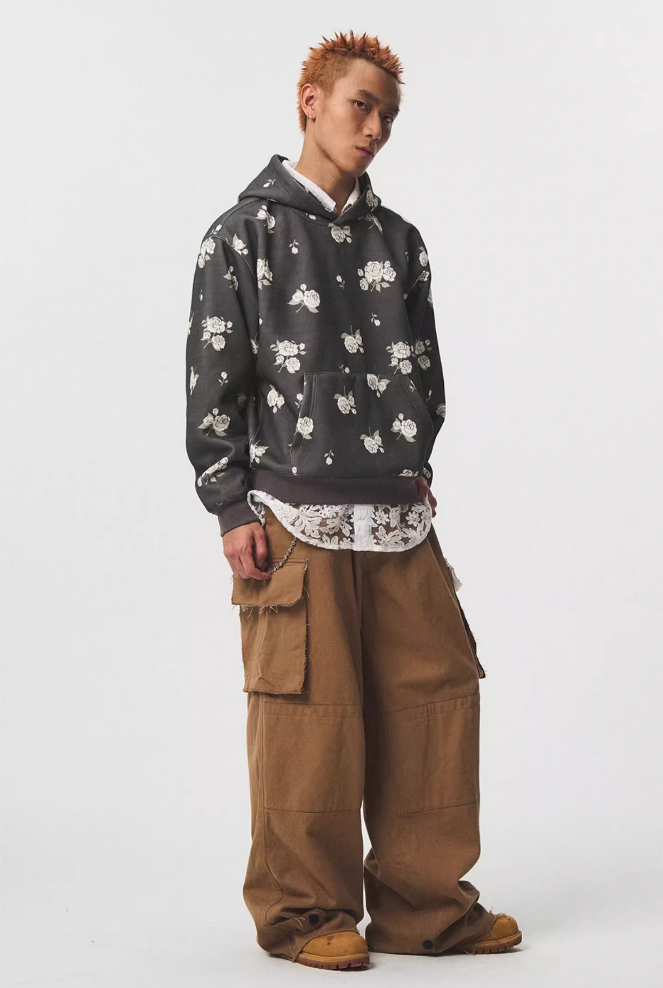 EMPTY REFERENCE Rose Flower Hoodie