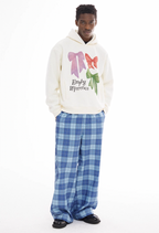 EMPTY REFERENCE Lace Bow Hand Painted Hoodie