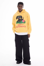 EMPTY REFERENCE Puppy Logo Print Hoodie