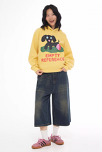 EMPTY REFERENCE Puppy Logo Print Hoodie