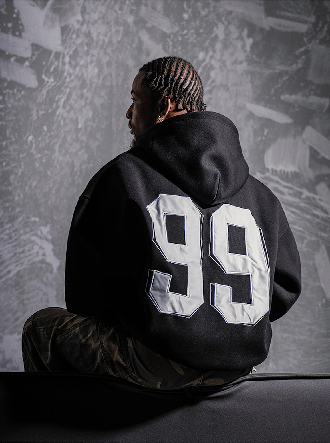 F3F Select 99 Embroidered Zip Up Hoodie
