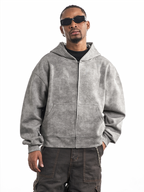 F3F Select Wasteland Distressed Zip Up Hoodie
