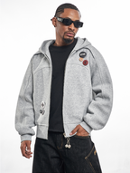 F3F Select Deconstructed Zip Up Hoodie