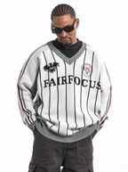 F3F Select Soccer Club Design V-neck Knit Sweater