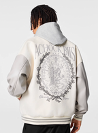 Achock Goddess Embroidery Varsity Jacket