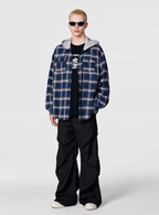 Achock Plaid Hooded Long Sleeved Shirt