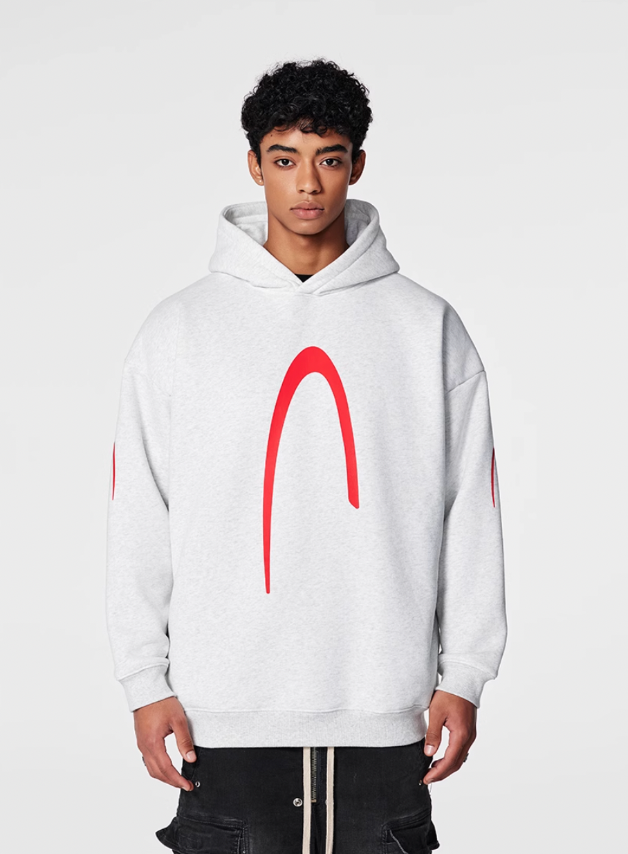 Achock Heavyweight Logo Printed Hoodie