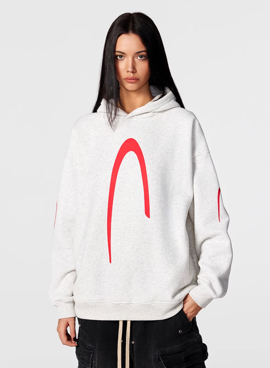 Achock Heavyweight Logo Printed Hoodie
