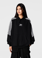 Achock Bar Striped Logo Hoodie