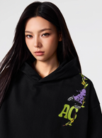 Achock Little Devil Embroidery Hoodie