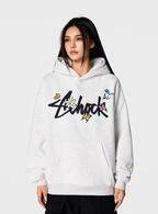 Achock Character Pattern Print Hoodie
