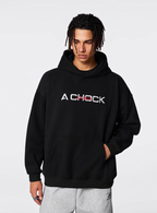 Achock Logo Floral Embroidered Hoodie