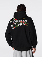 Achock Logo Floral Embroidered Hoodie