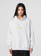 Achock Flower Logo Embroidered Hoodie