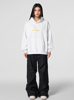 Achock Flower Logo Embroidered Hoodie