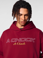 Achock Flower Logo Embroidered Hoodie