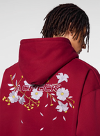 Achock Flower Logo Embroidered Hoodie