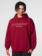 Achock Flower Logo Embroidered Hoodie