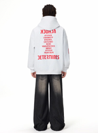 Achock Heavyweight Logo Printed Zip Up Hoodie