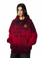 Achock Gradation Zip Up Hoodie