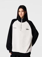 Achock Color Blocking Half-Zip Sweatshirt