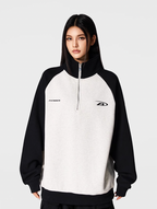 Achock Color Blocking Half-Zip Sweatshirt