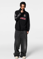 Achock Uniform Designed Half-Zip Sweatshirt