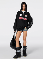 Achock Uniform Designed Half-Zip Sweatshirt