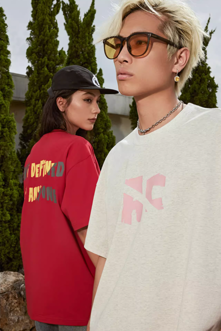 Achock Handwritten Slogan Print Tee