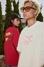 Achock Handwritten Slogan Print Tee